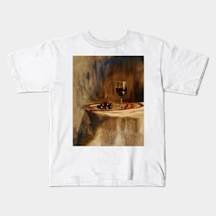 Wine and grapes Kids T-Shirt